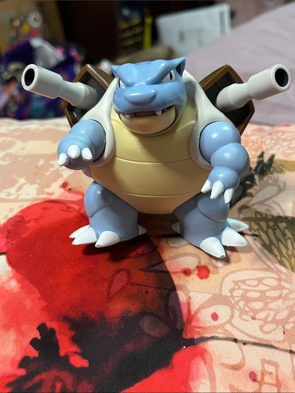 Pokemon Blastoise Figure - Light Blue, Cream, White, Brown
